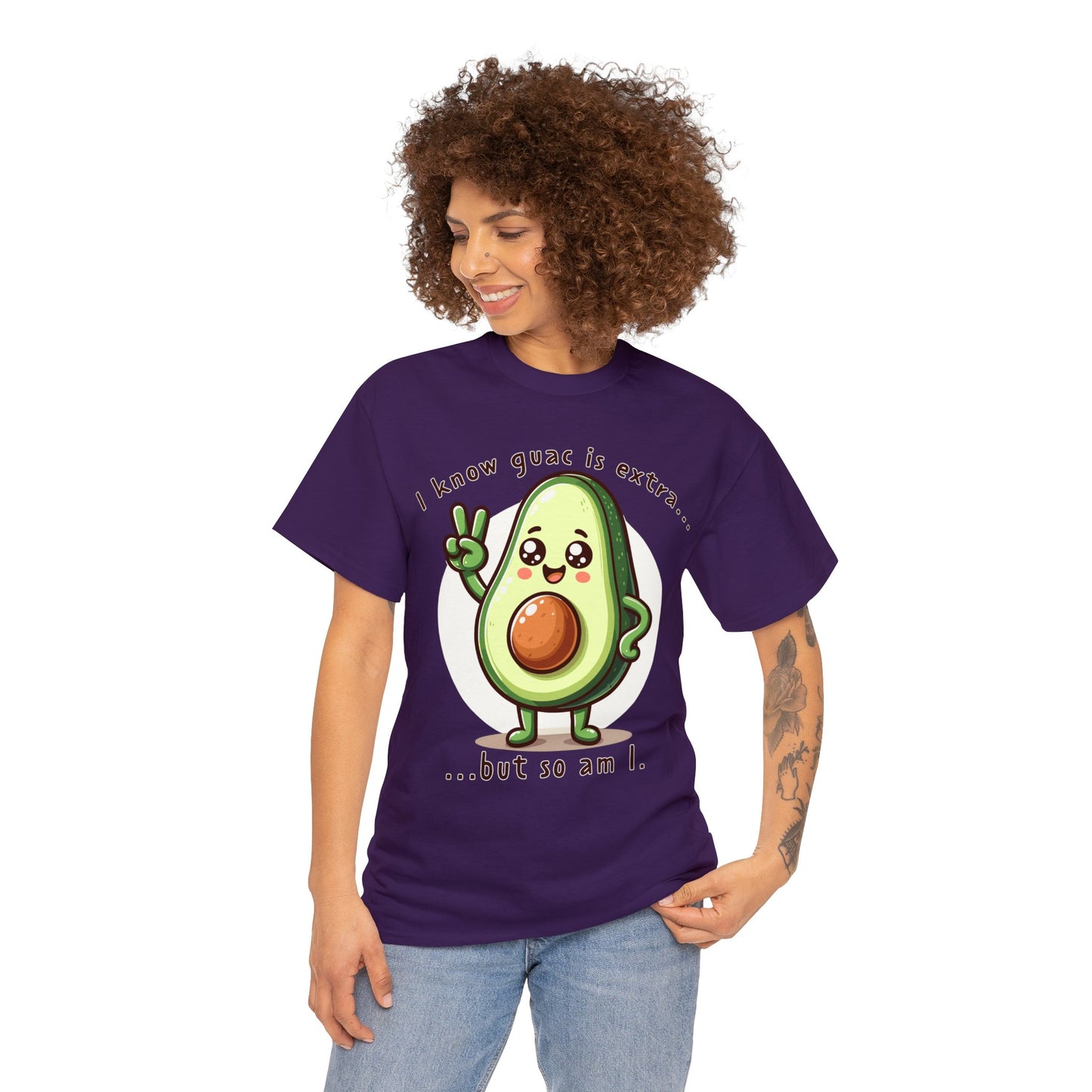 Guac Is Extra Unisex Heavy Cotton Tee