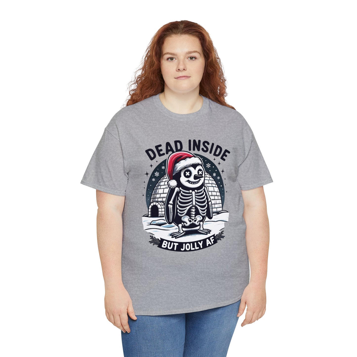 Jolly AF Penguin Unisex Heavy Cotton Tee