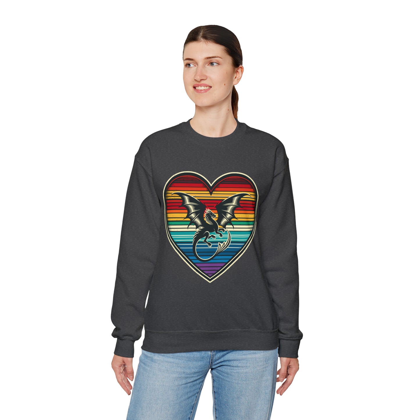 Dragon Heart Crewneck Sweatshirt