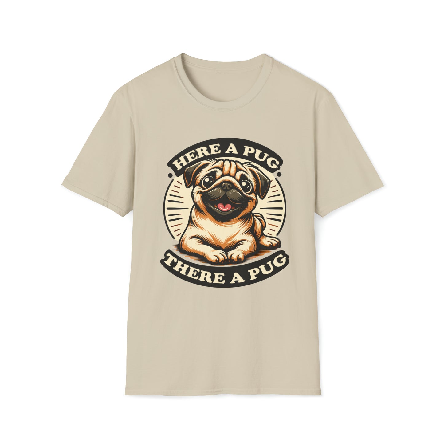 Here a Pug Softstyle T-Shirt