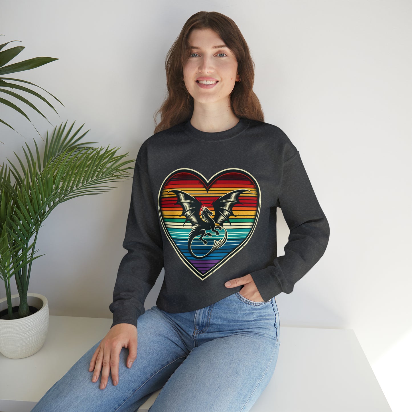 Dragon Heart Crewneck Sweatshirt