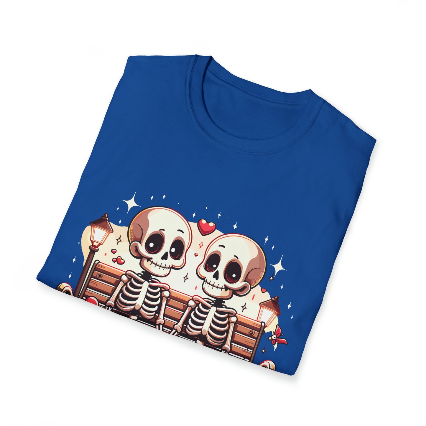 Skeletons in Love Softstyle T-Shirt