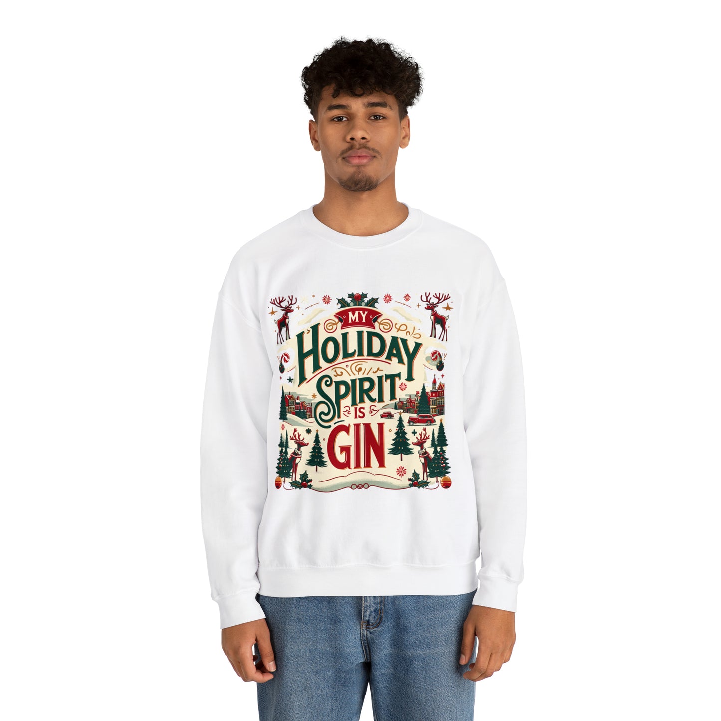 My Holiday Spirit is Gin Crewneck Sweatshirt