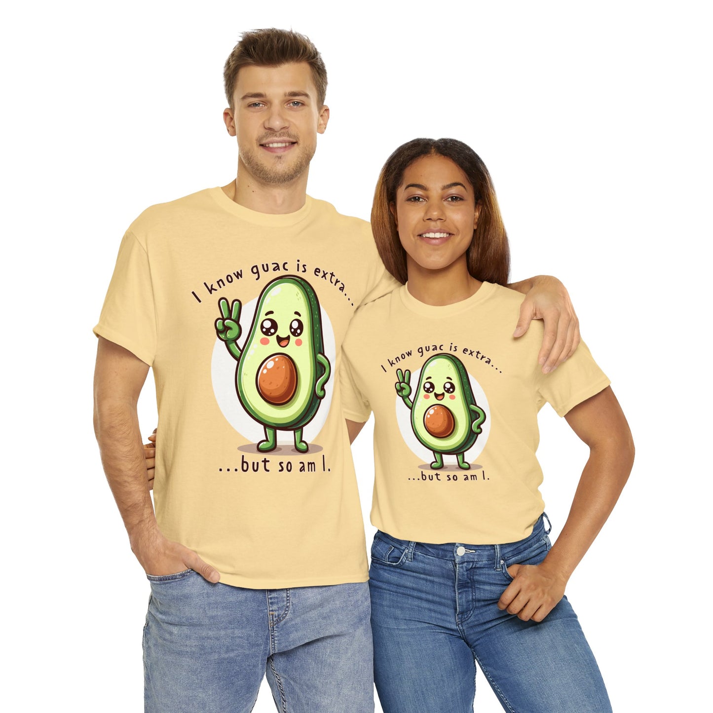 Guac Is Extra Unisex Heavy Cotton Tee