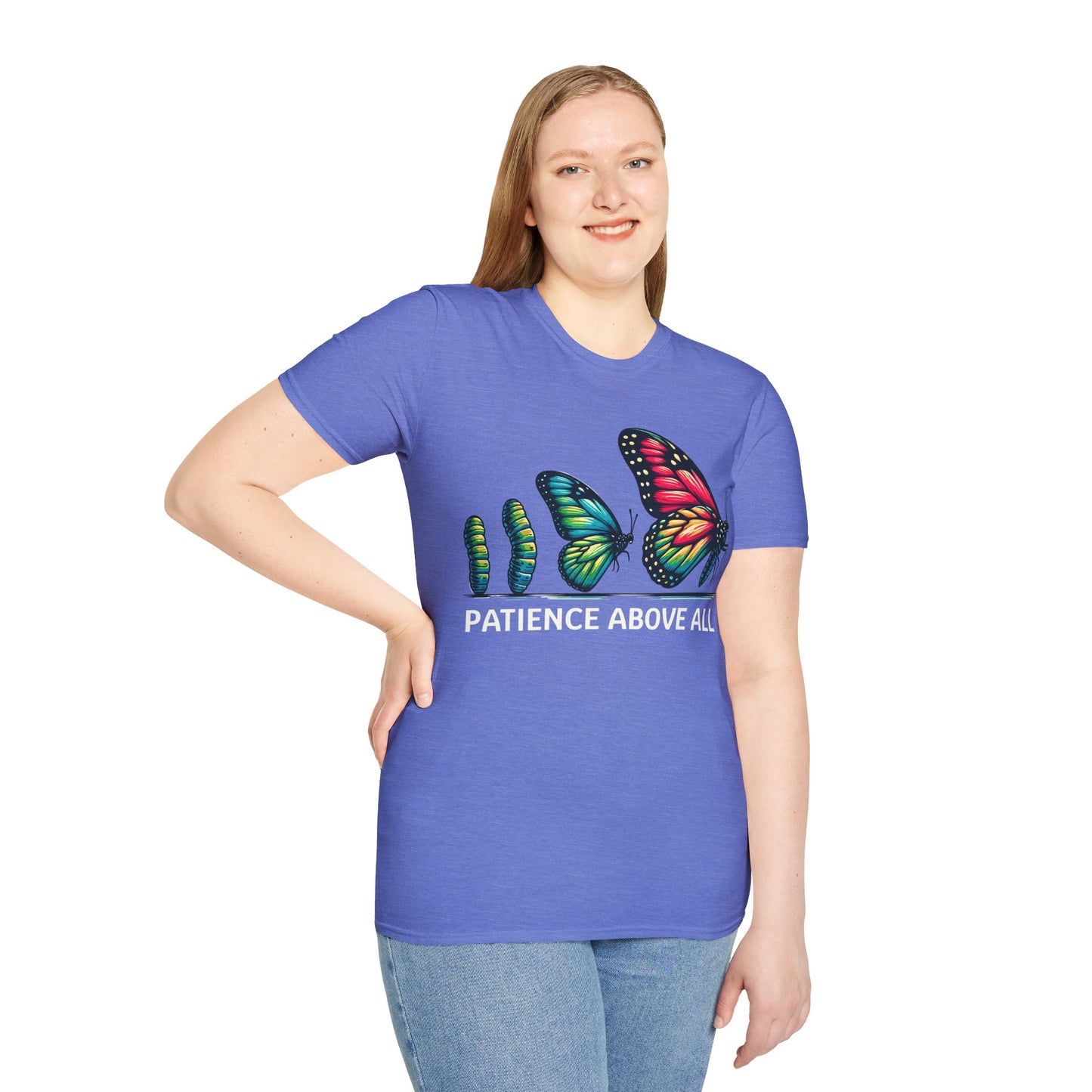 Patience Above All Butterfly Softstyle T-Shirt