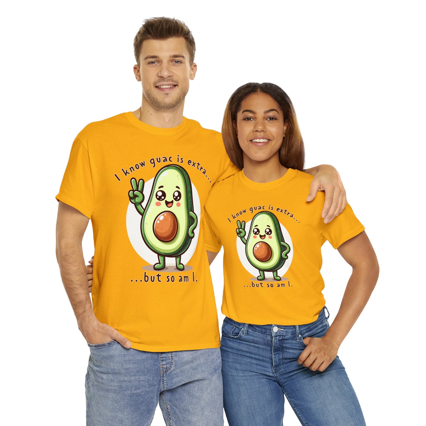 Guac Is Extra Unisex Heavy Cotton Tee