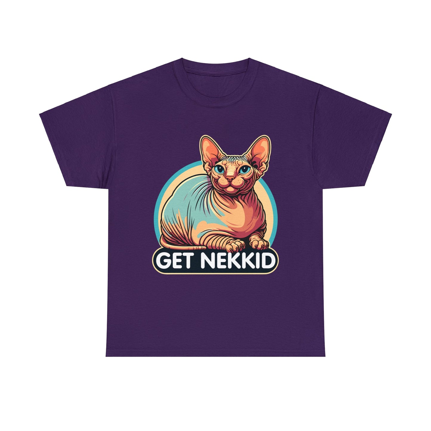 Get Nekkid Sphynx Heavy Cotton Tee