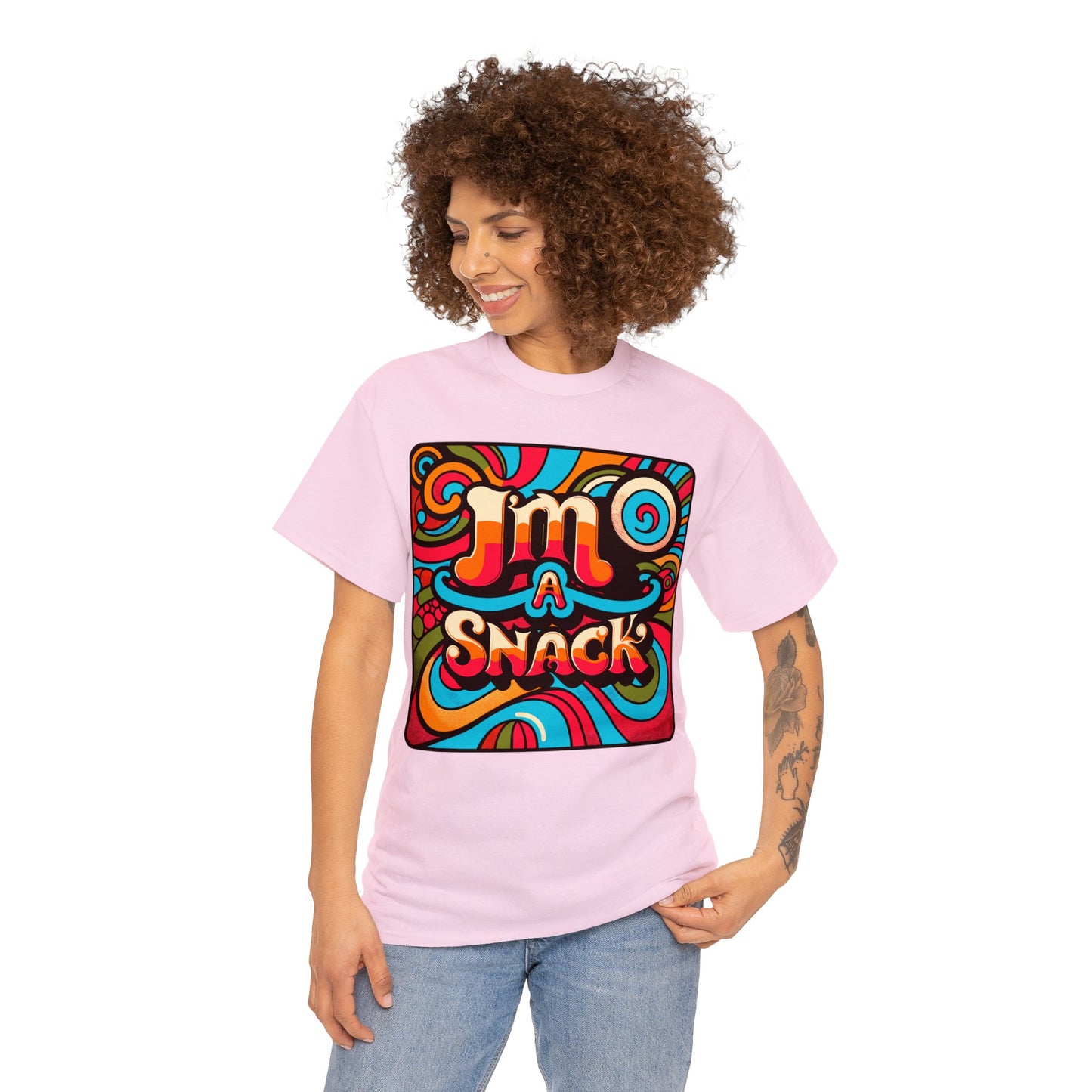 I'm a Snack Unisex Heavy Cotton Tee