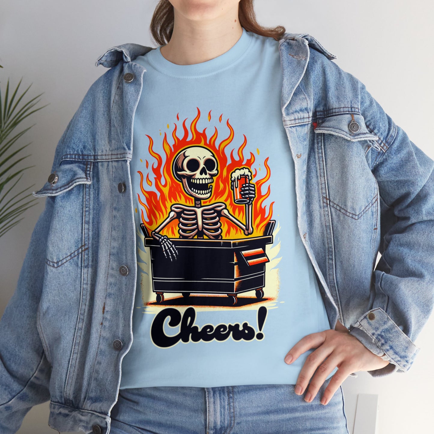 Cheers from the Dumpster Fire Heavy Cotton Tee