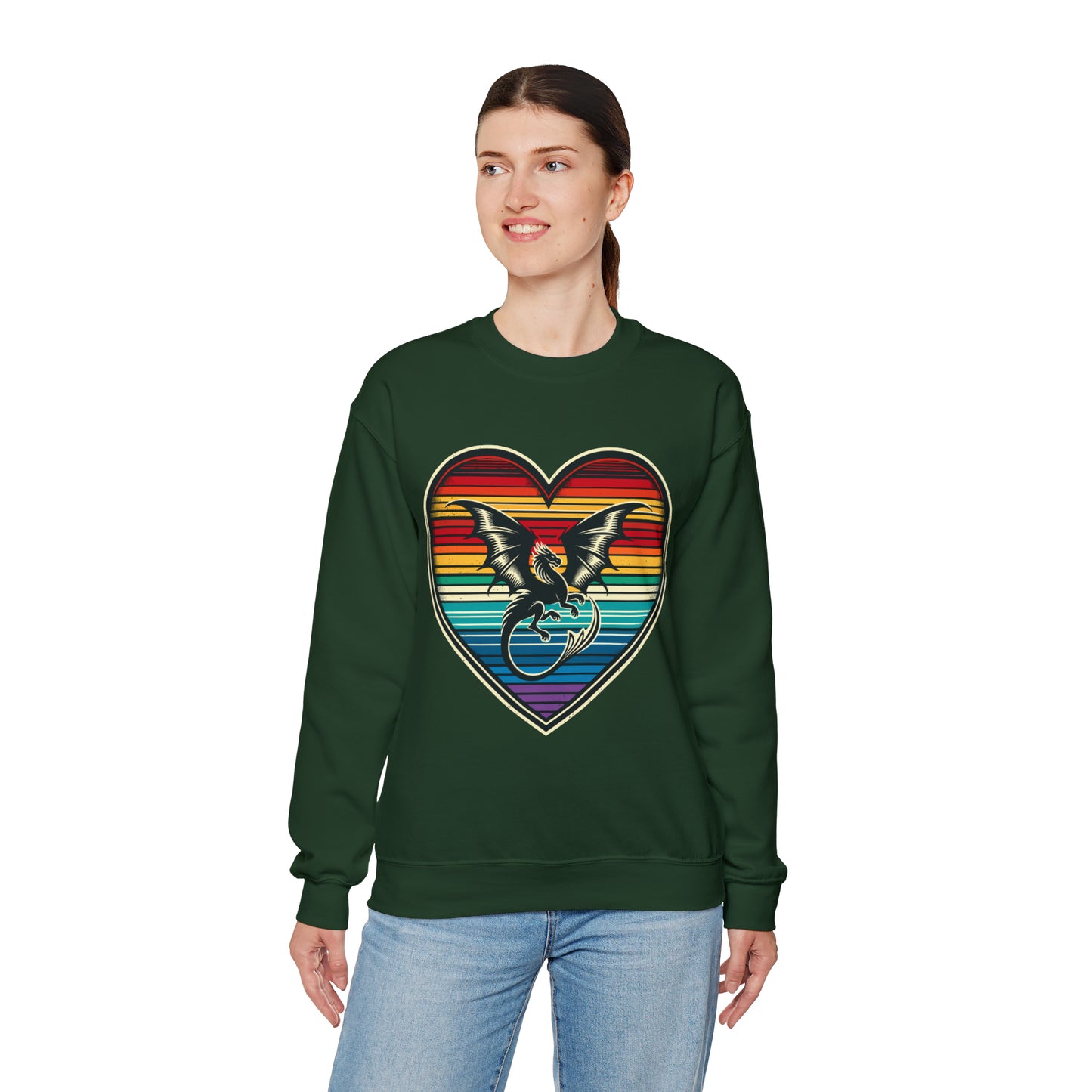 Dragon Heart Crewneck Sweatshirt