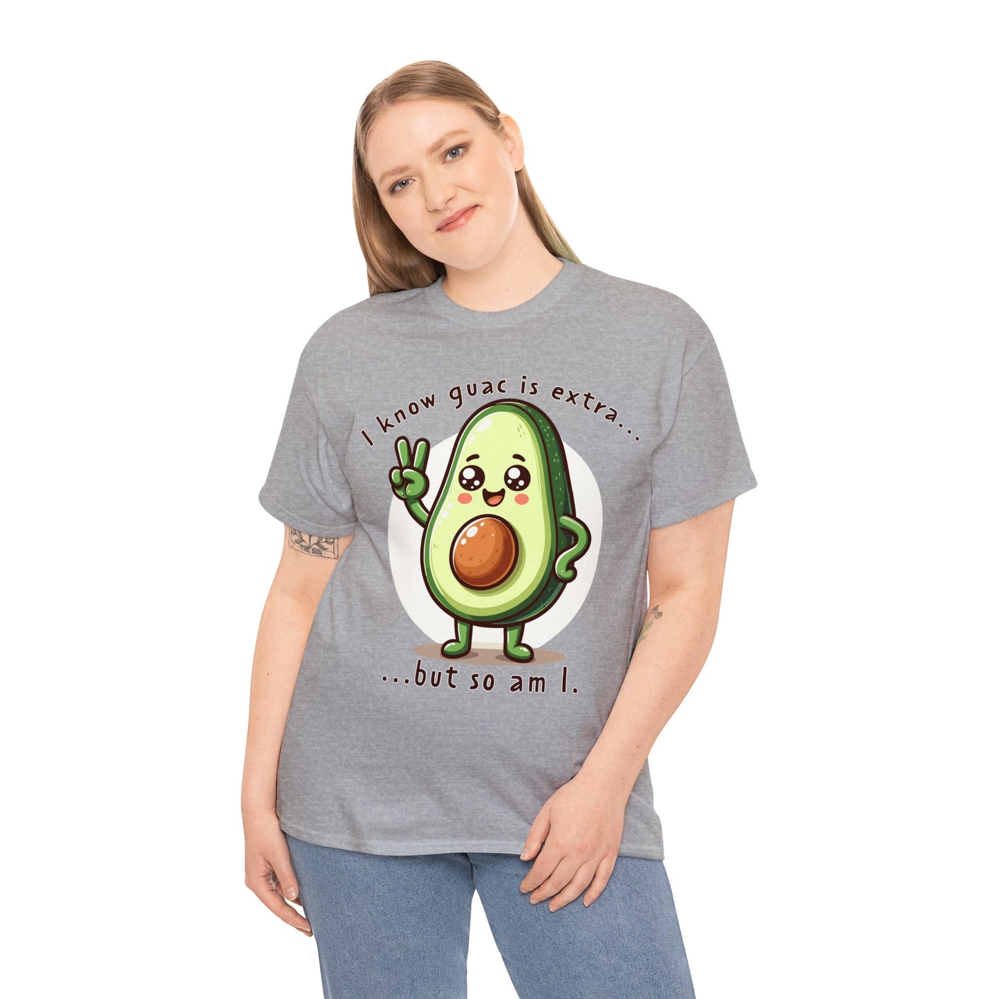 Guac Is Extra Unisex Heavy Cotton Tee