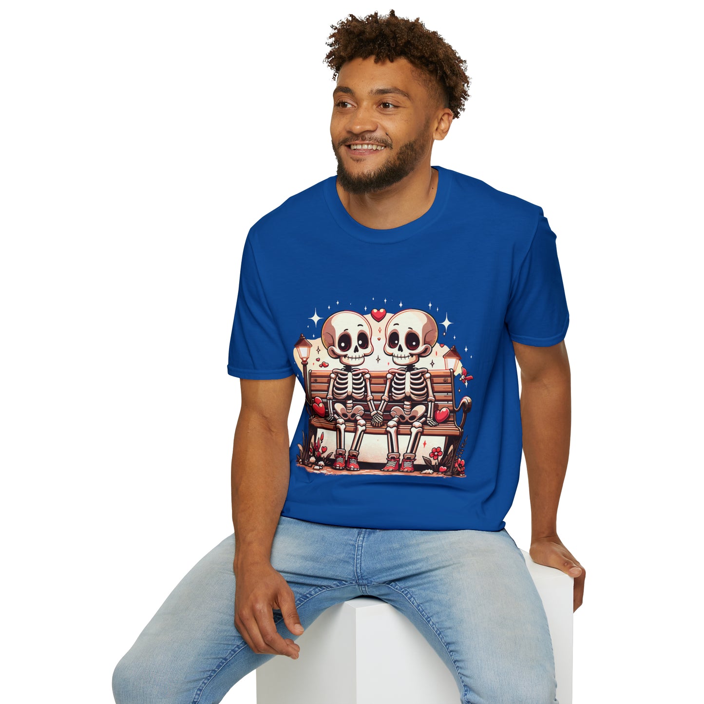 Skeletons in Love Softstyle T-Shirt