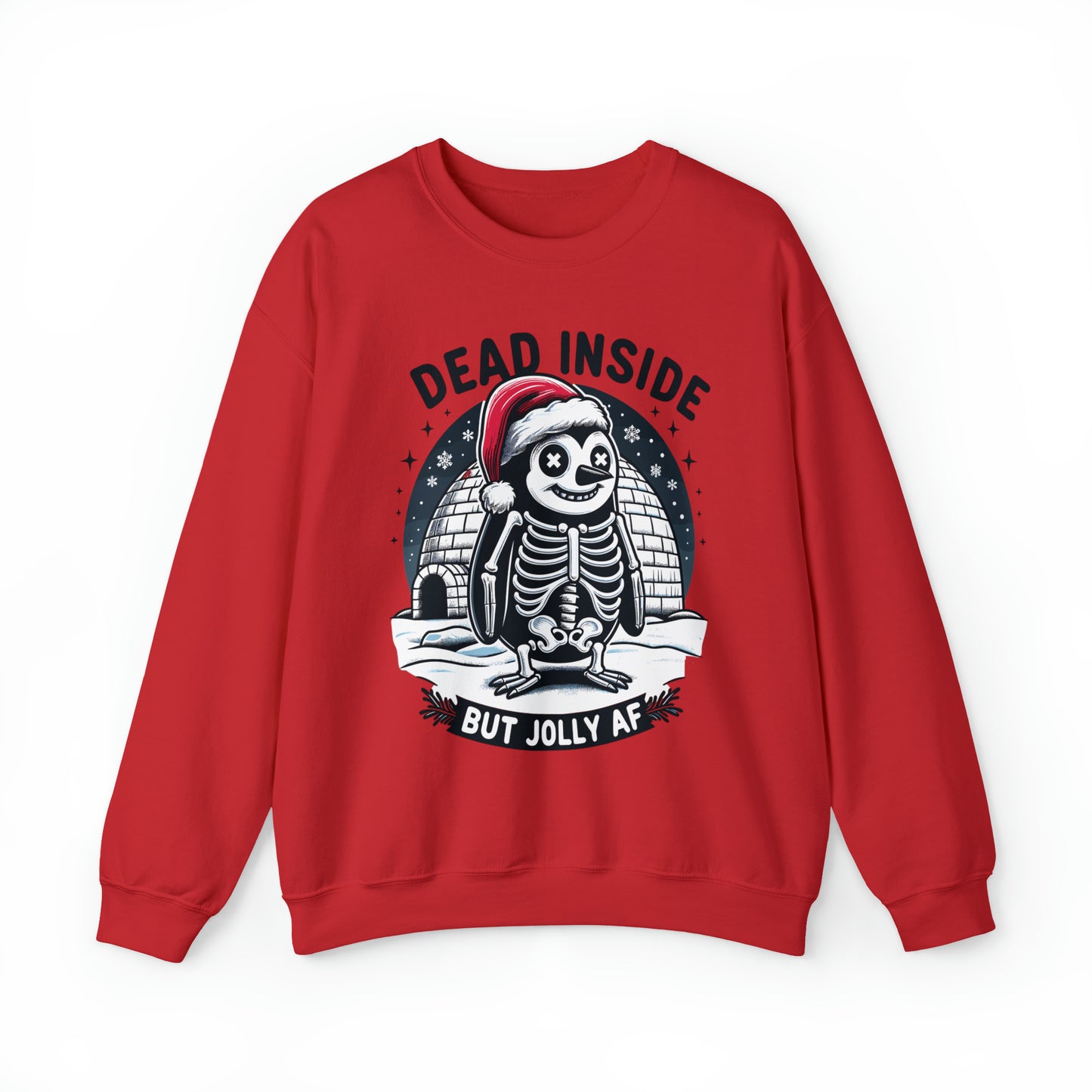 Jolly AF Penguin Unisex Heavy Blend™ Crewneck Sweatshirt