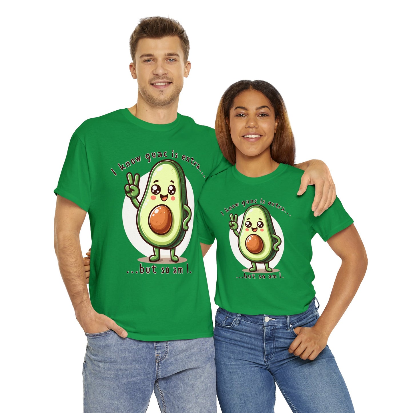 Guac Is Extra Unisex Heavy Cotton Tee