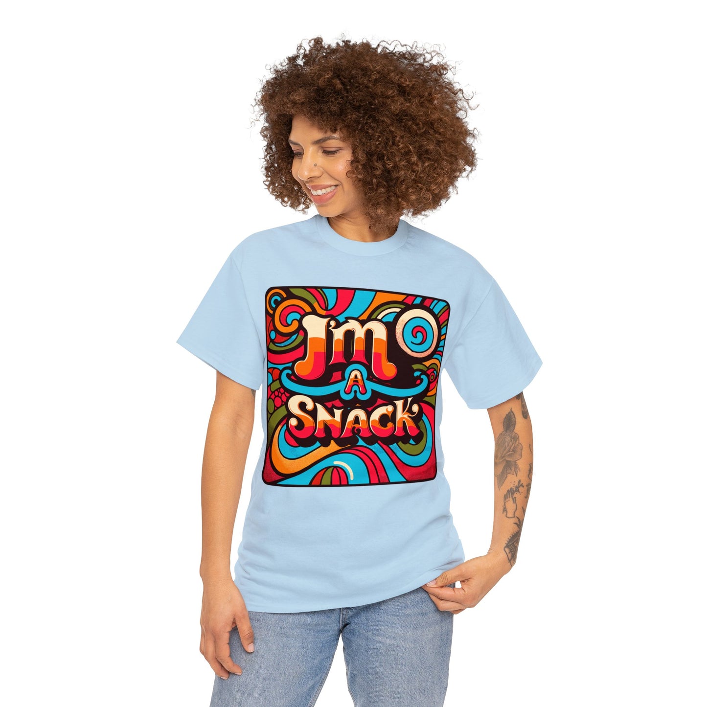 I'm a Snack Unisex Heavy Cotton Tee