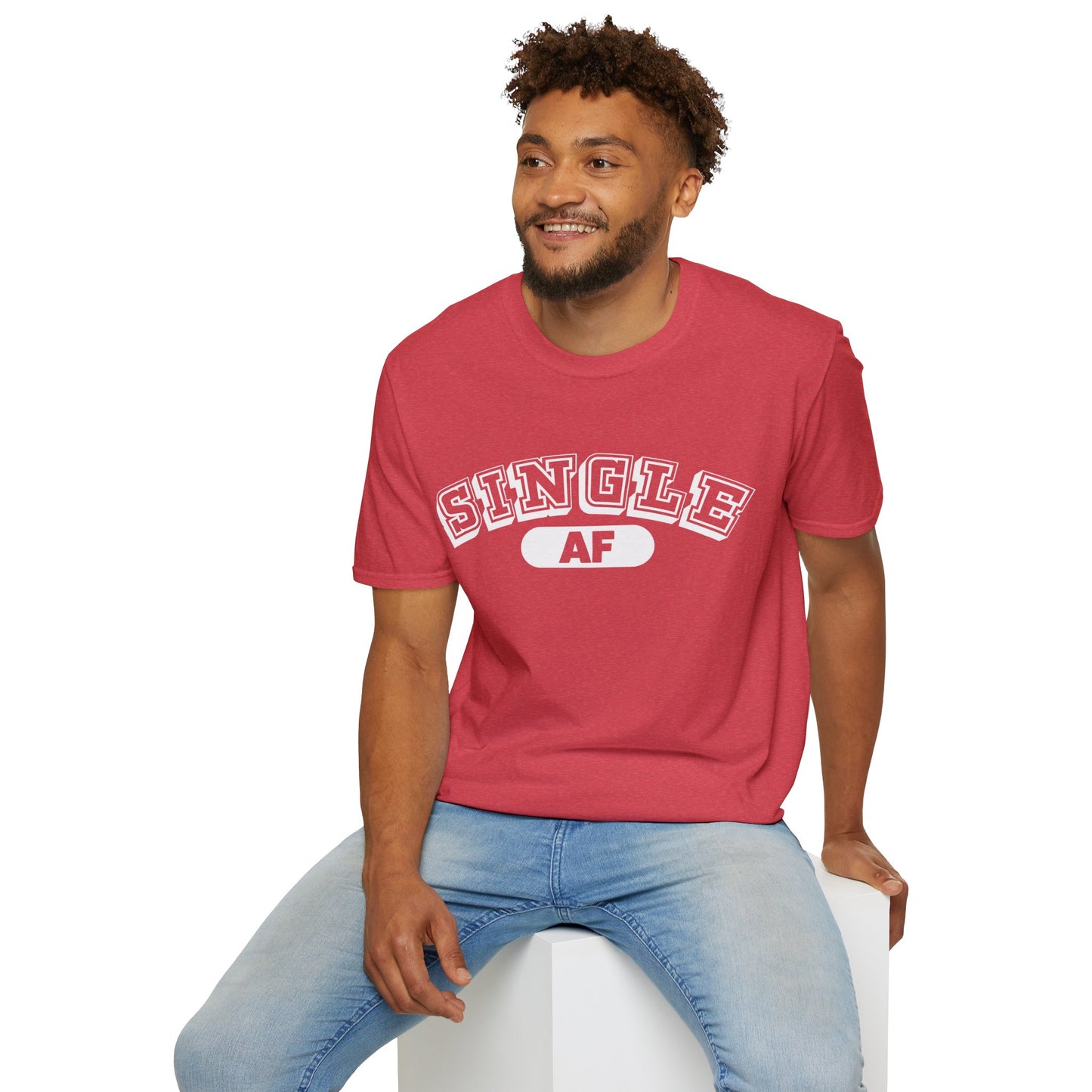 Single AF Valentines Softstyle T-Shirt