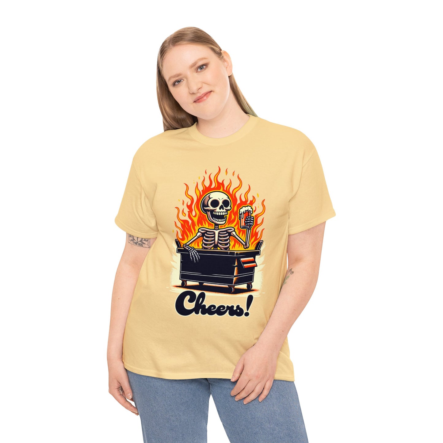 Cheers from the Dumpster Fire Heavy Cotton Tee