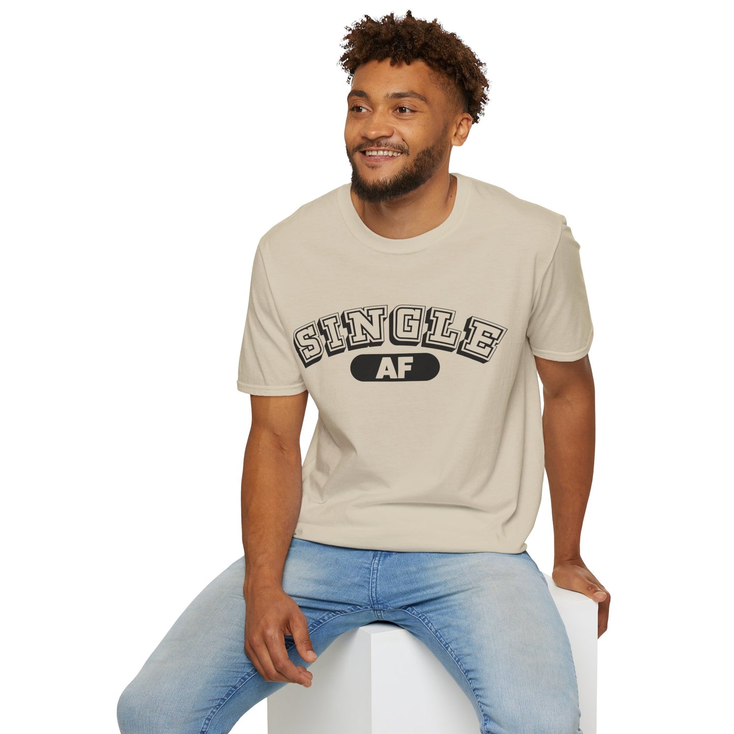 Single AF Valentines Softstyle T-Shirt