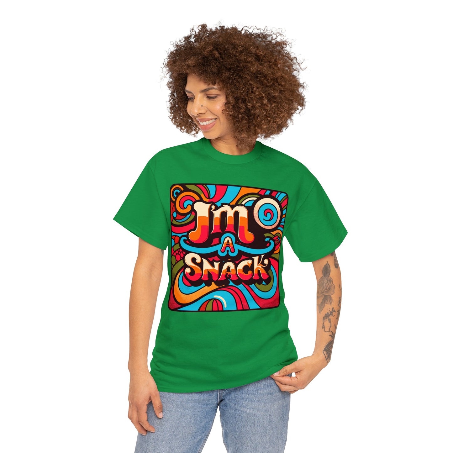 I'm a Snack Unisex Heavy Cotton Tee