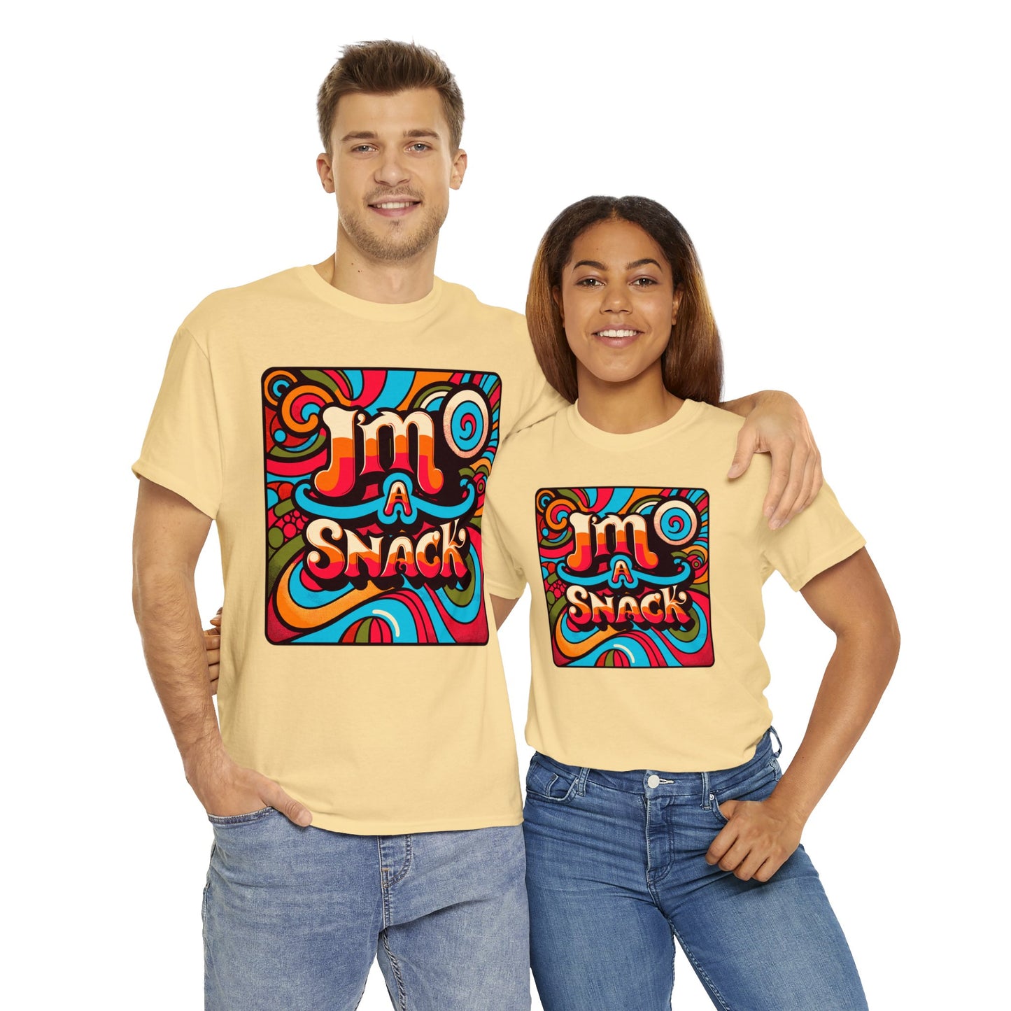 I'm a Snack Unisex Heavy Cotton Tee