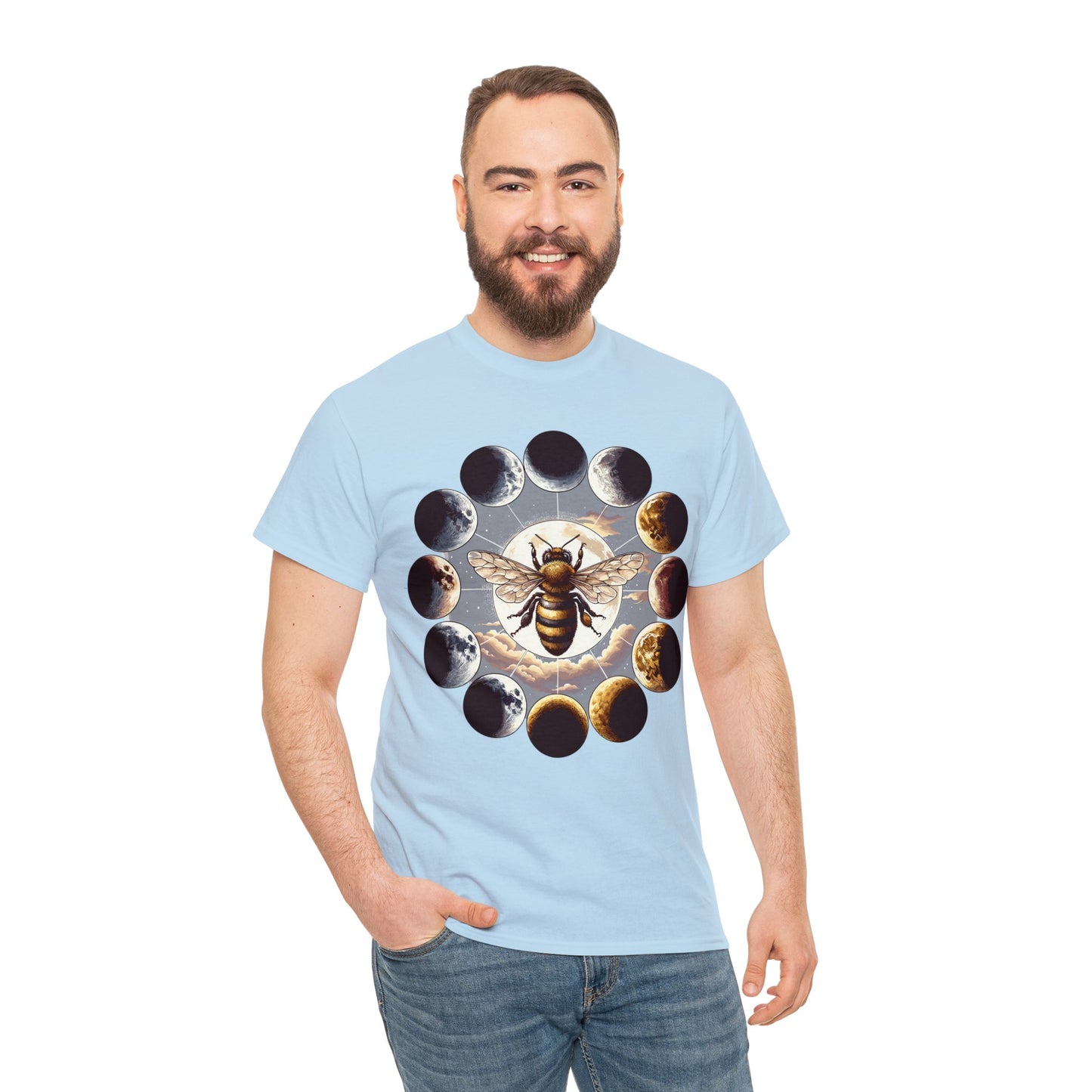 Bee Phases Heavy Cotton Tee