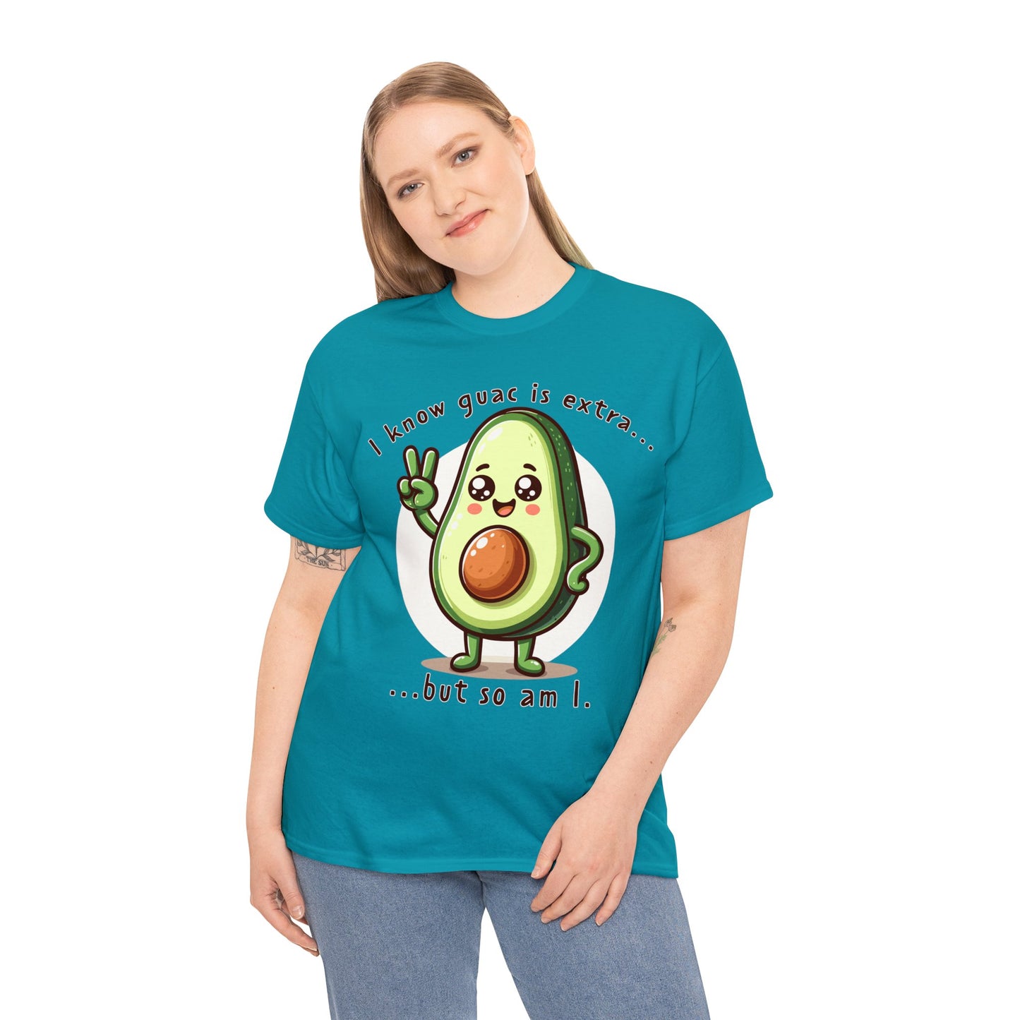 Guac Is Extra Unisex Heavy Cotton Tee