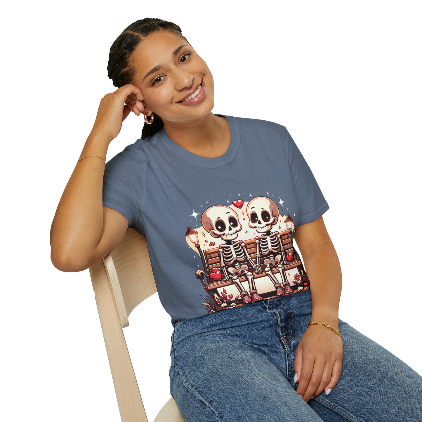 Skeletons in Love Softstyle T-Shirt