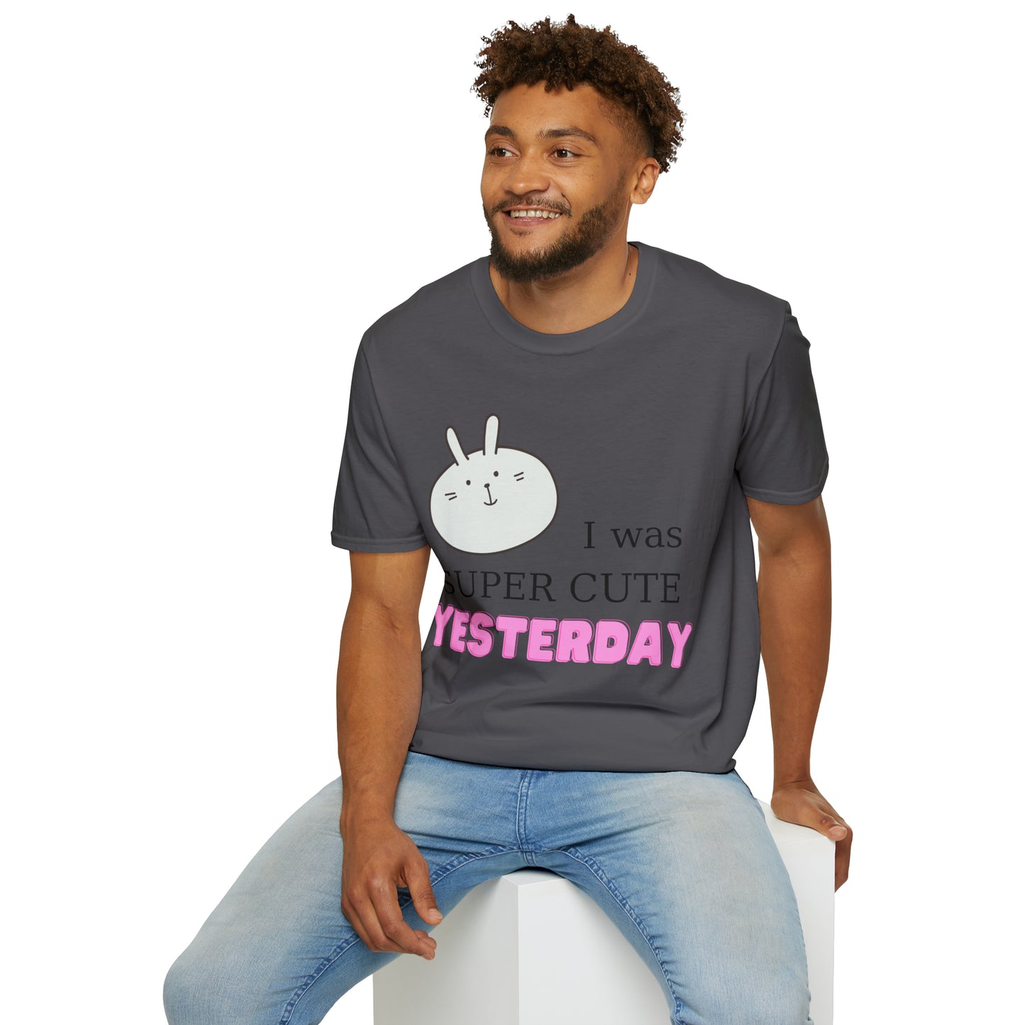 I Was Super Cute Yesterday Softstyle T-Shirt