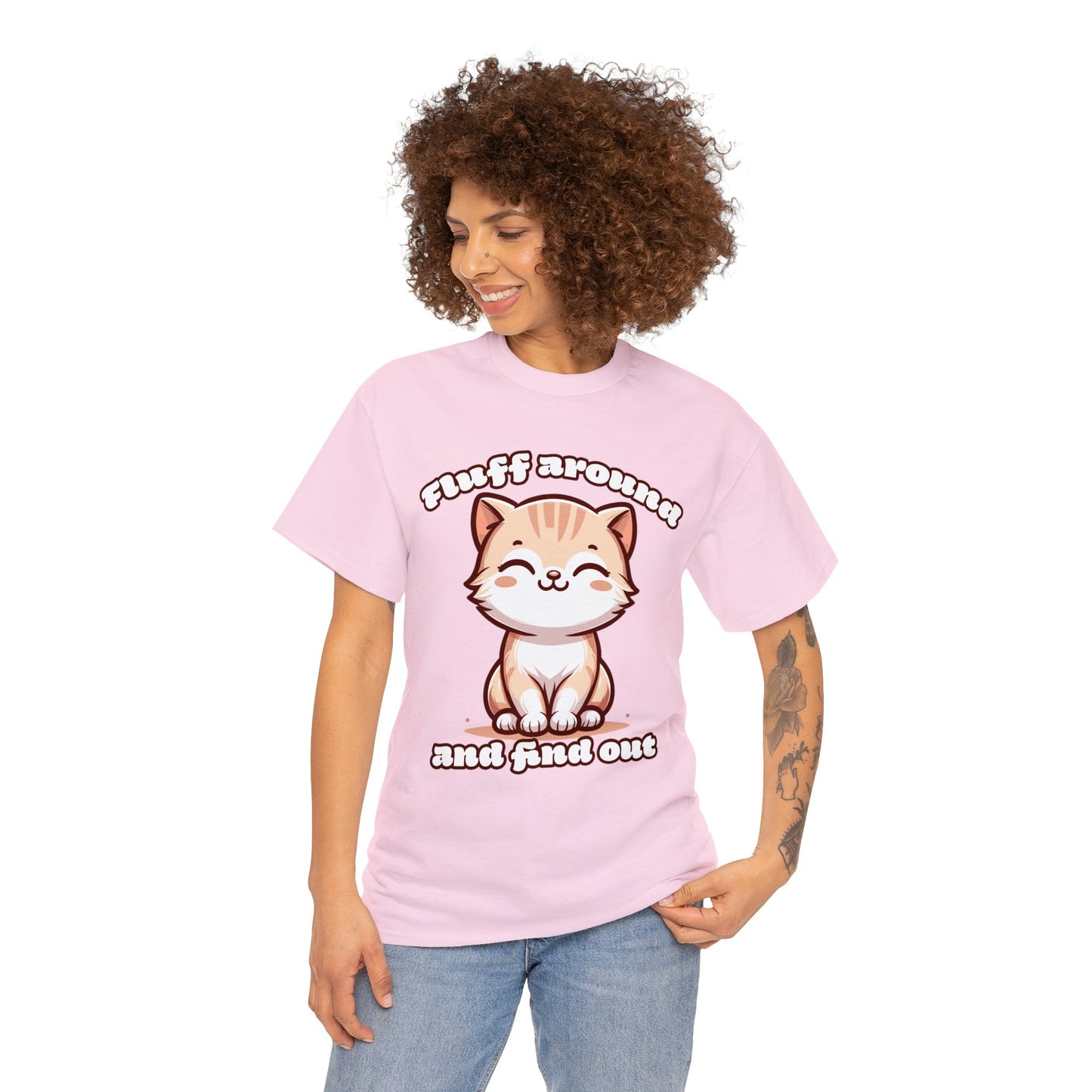 Fluff Around Unisex Heavy Cotton Tee