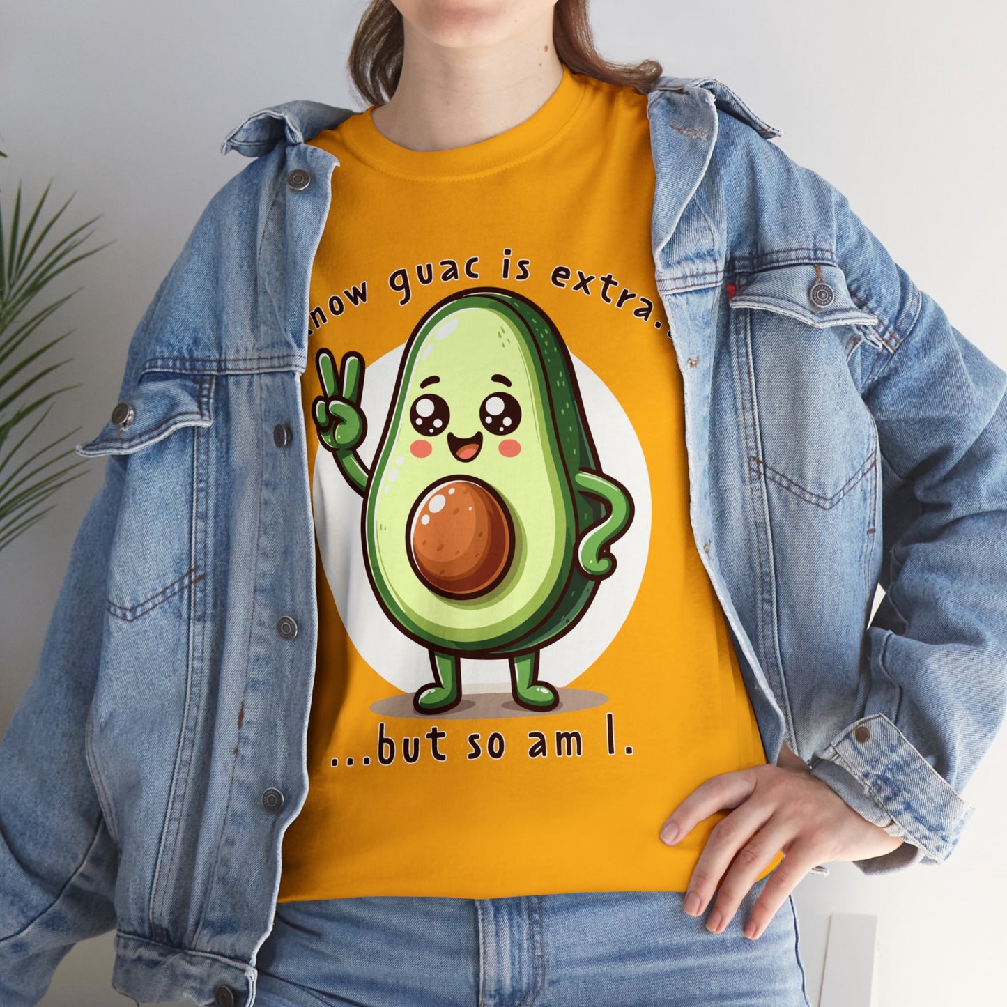 Guac Is Extra Unisex Heavy Cotton Tee