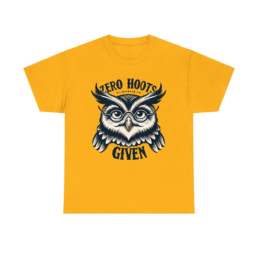 Zero Hoots Given Unisex Heavy Cotton Tee