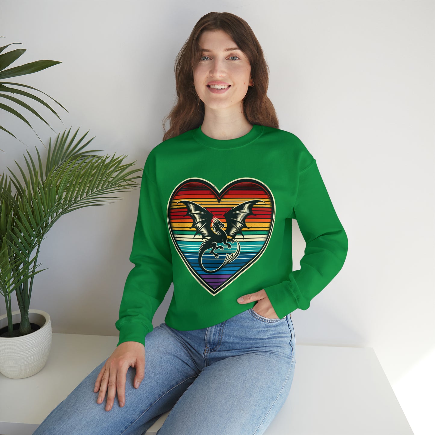 Dragon Heart Crewneck Sweatshirt