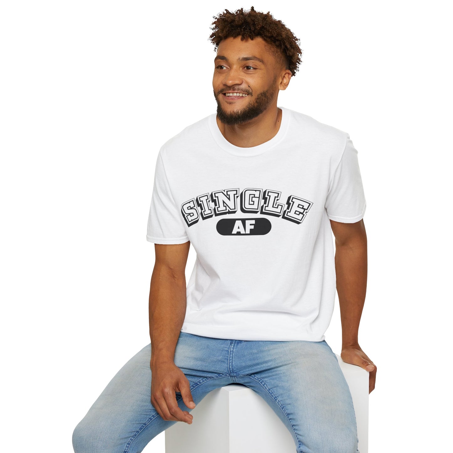 Single AF Valentines Softstyle T-Shirt