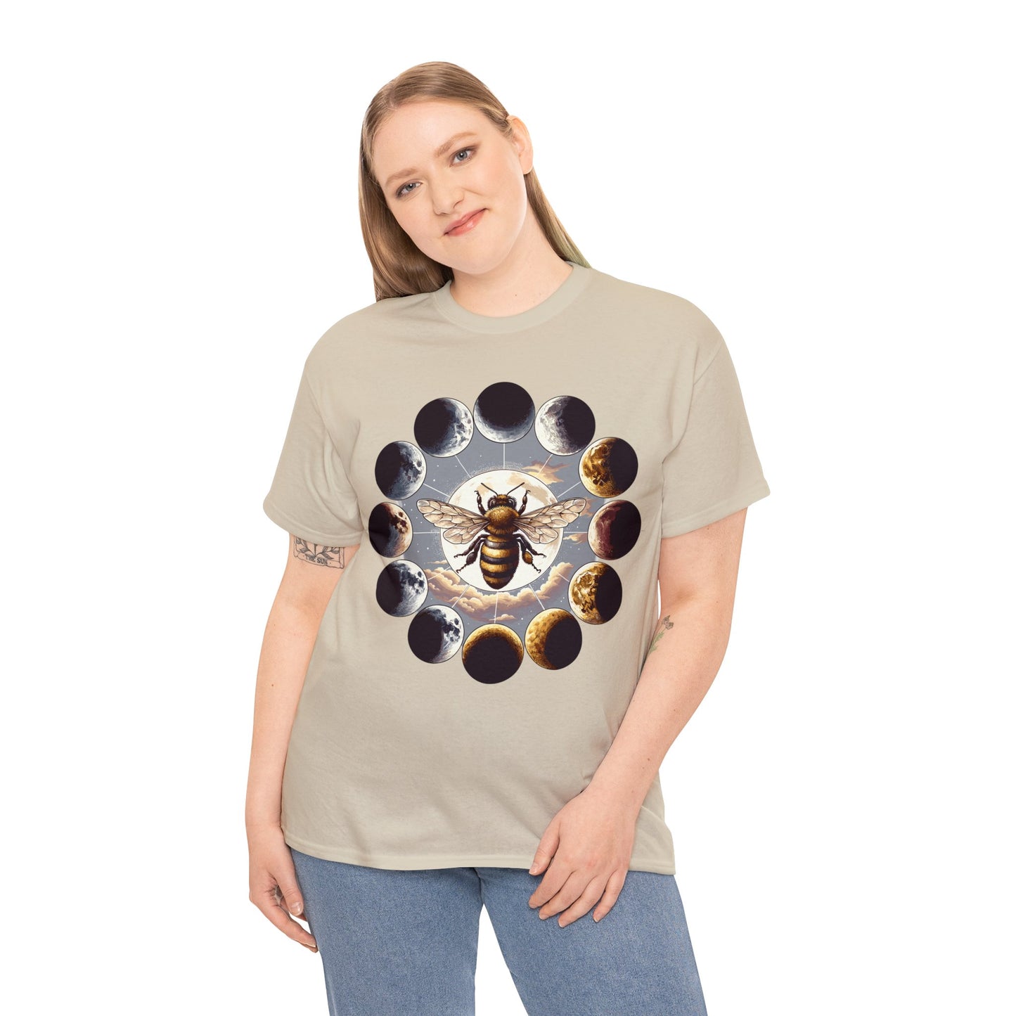 Bee Phases Heavy Cotton Tee