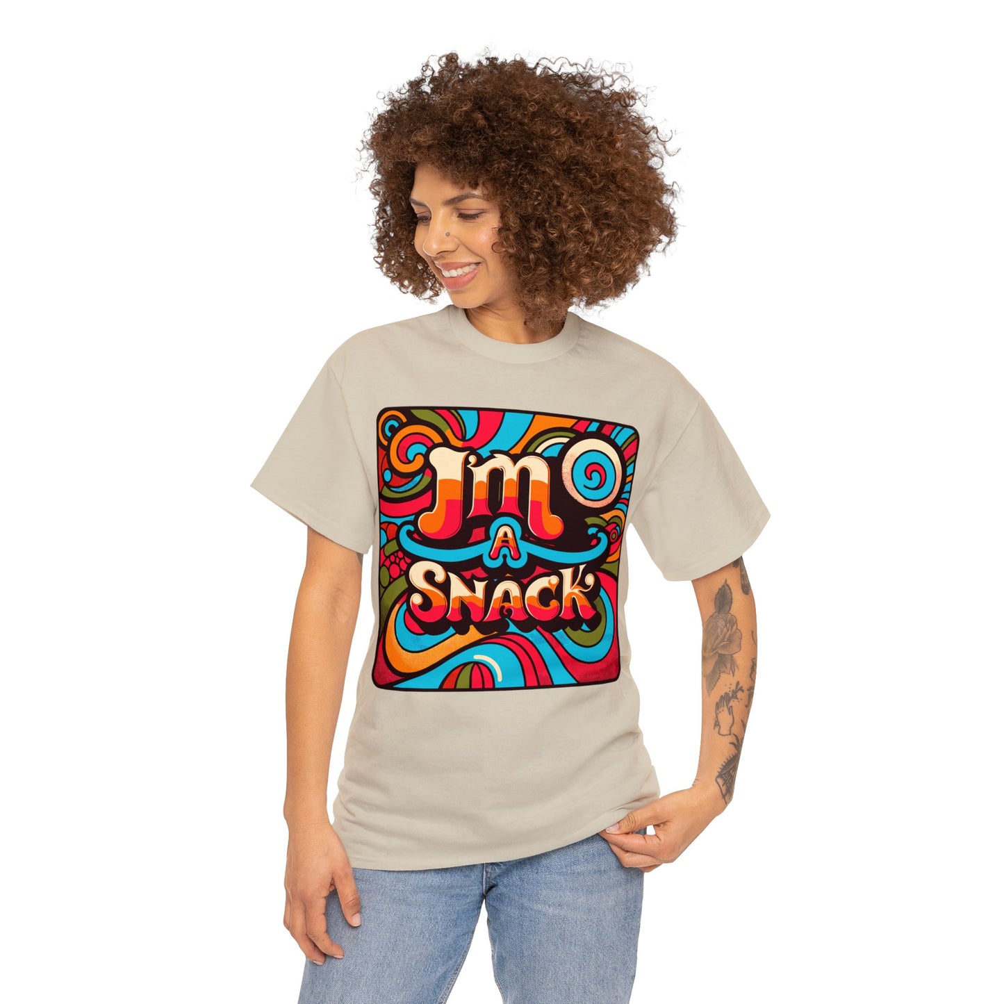 I'm a Snack Unisex Heavy Cotton Tee