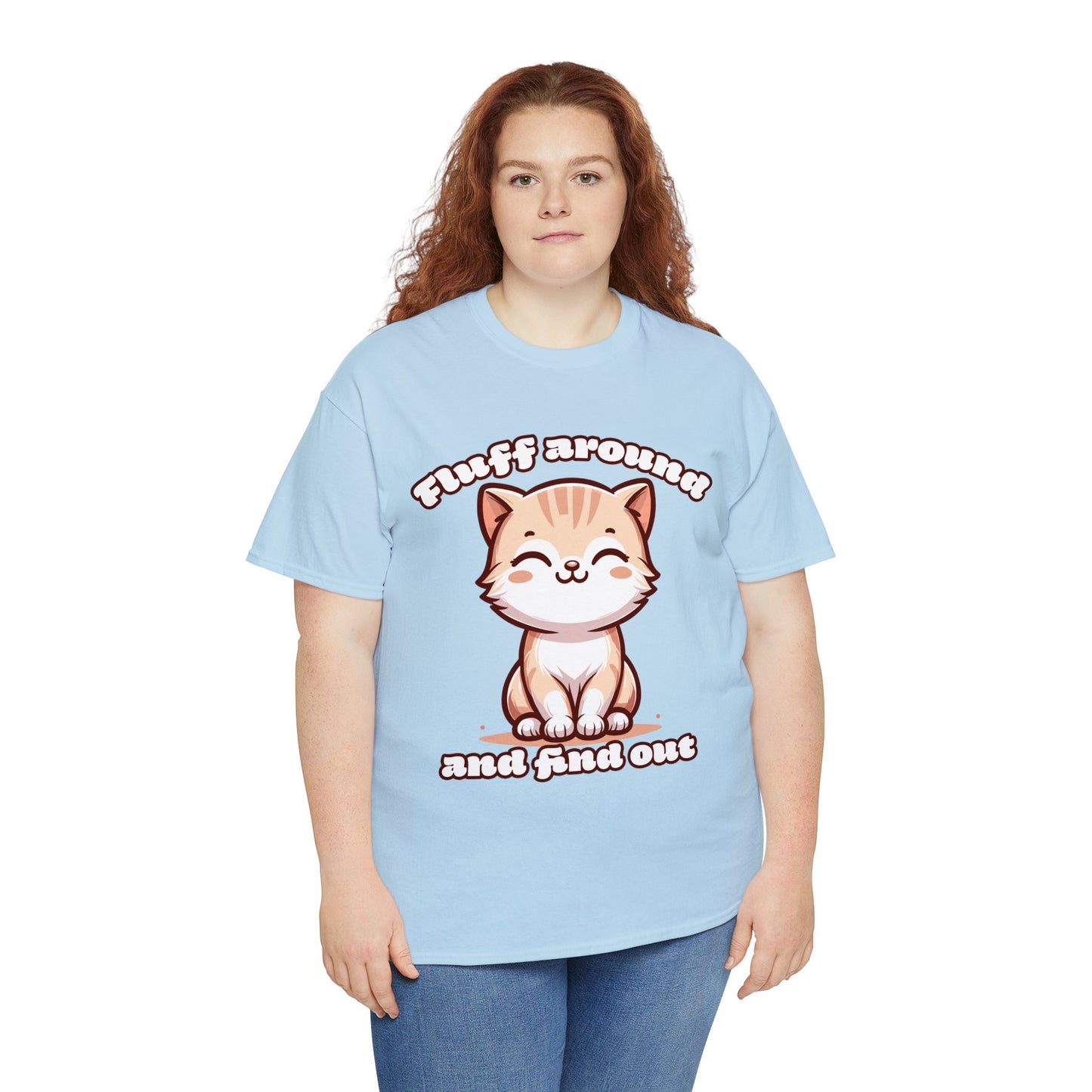 Fluff Around Unisex Heavy Cotton Tee