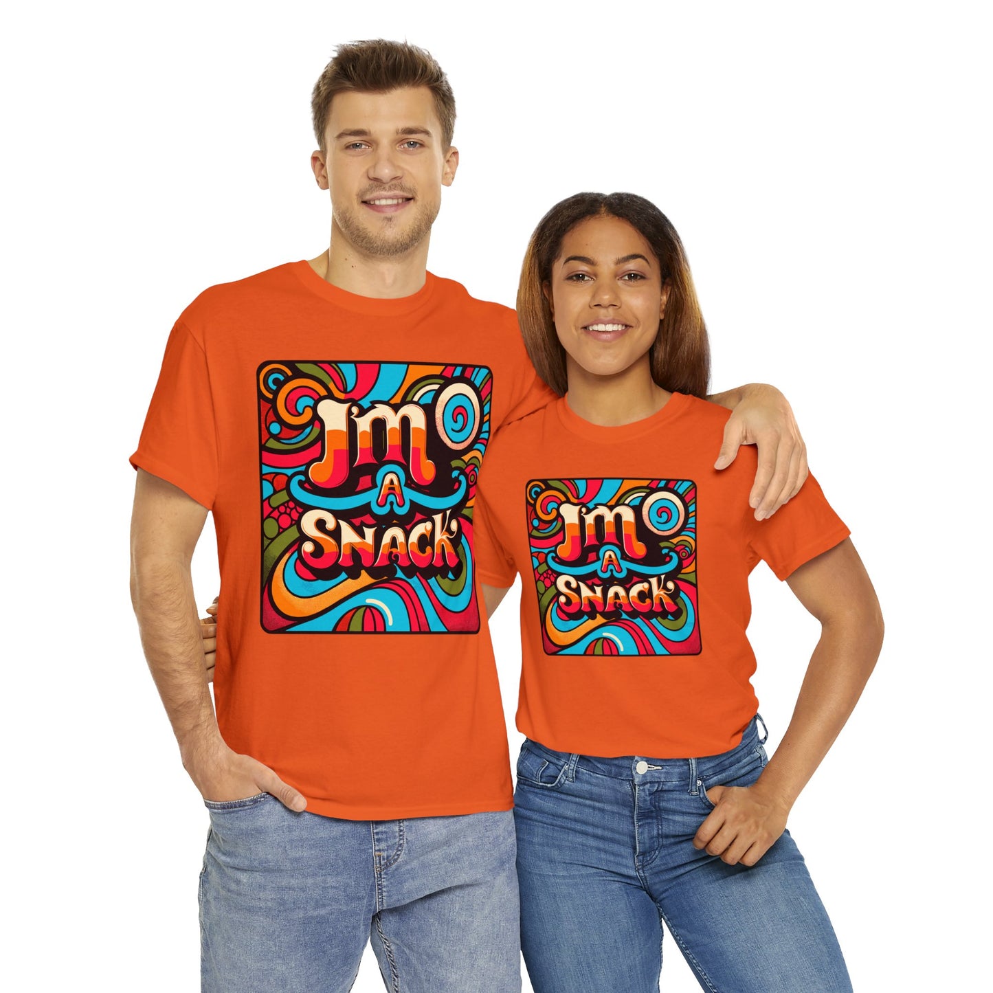 I'm a Snack Unisex Heavy Cotton Tee