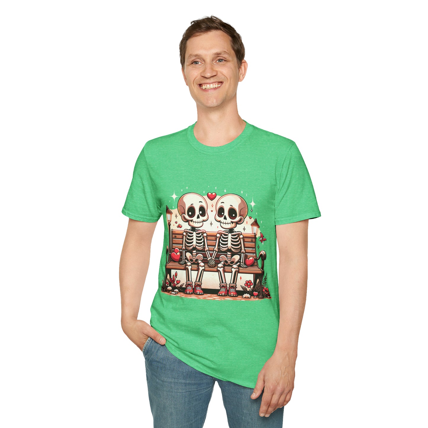 Skeletons in Love Softstyle T-Shirt