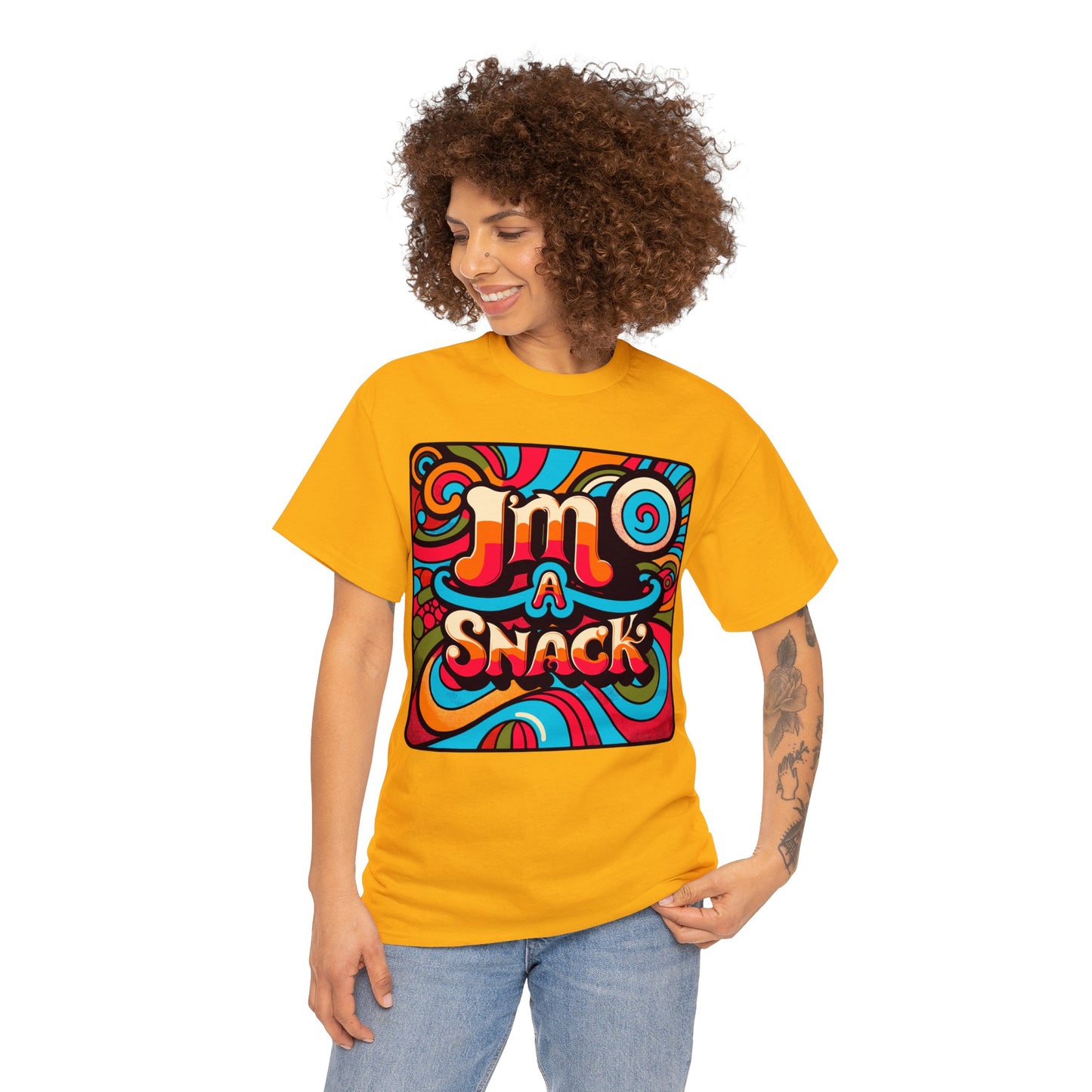 I'm a Snack Unisex Heavy Cotton Tee