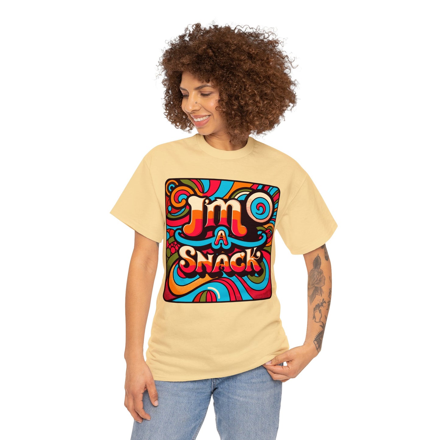 I'm a Snack Unisex Heavy Cotton Tee