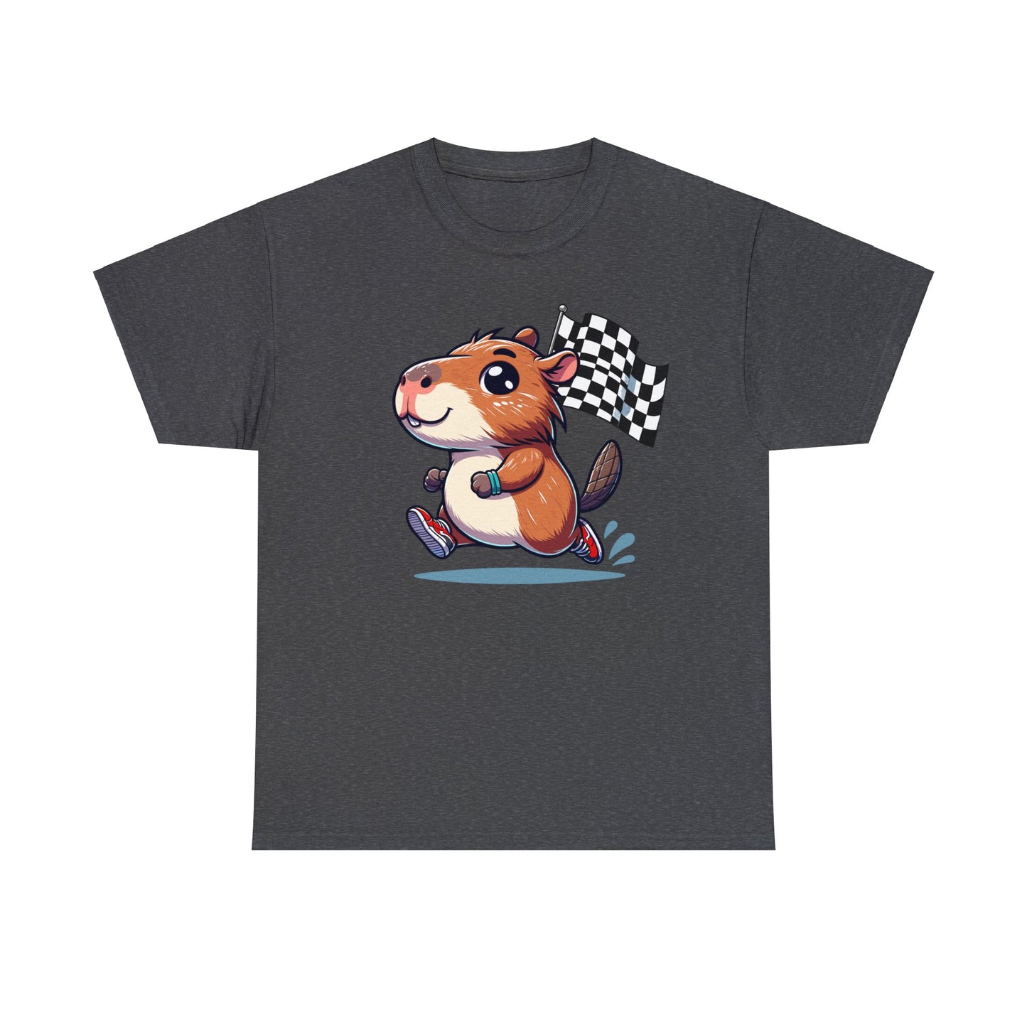 Capybara Never Did Come in Last Heavy Cotton Tee