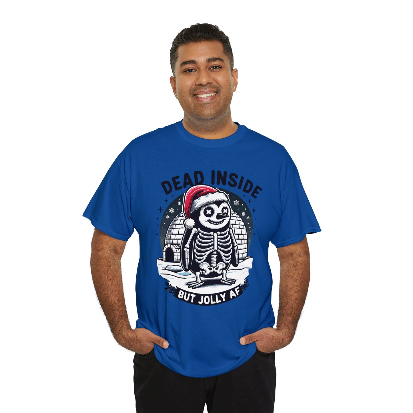 Jolly AF Penguin Unisex Heavy Cotton Tee