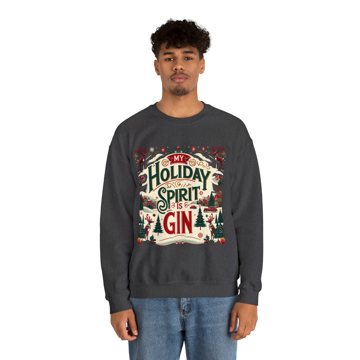 My Holiday Spirit is Gin Crewneck Sweatshirt