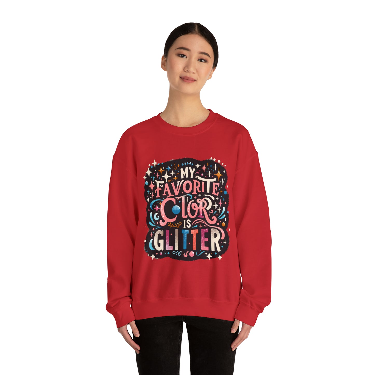 My Favorite Color is Glitter Crewneck Sweatshirt