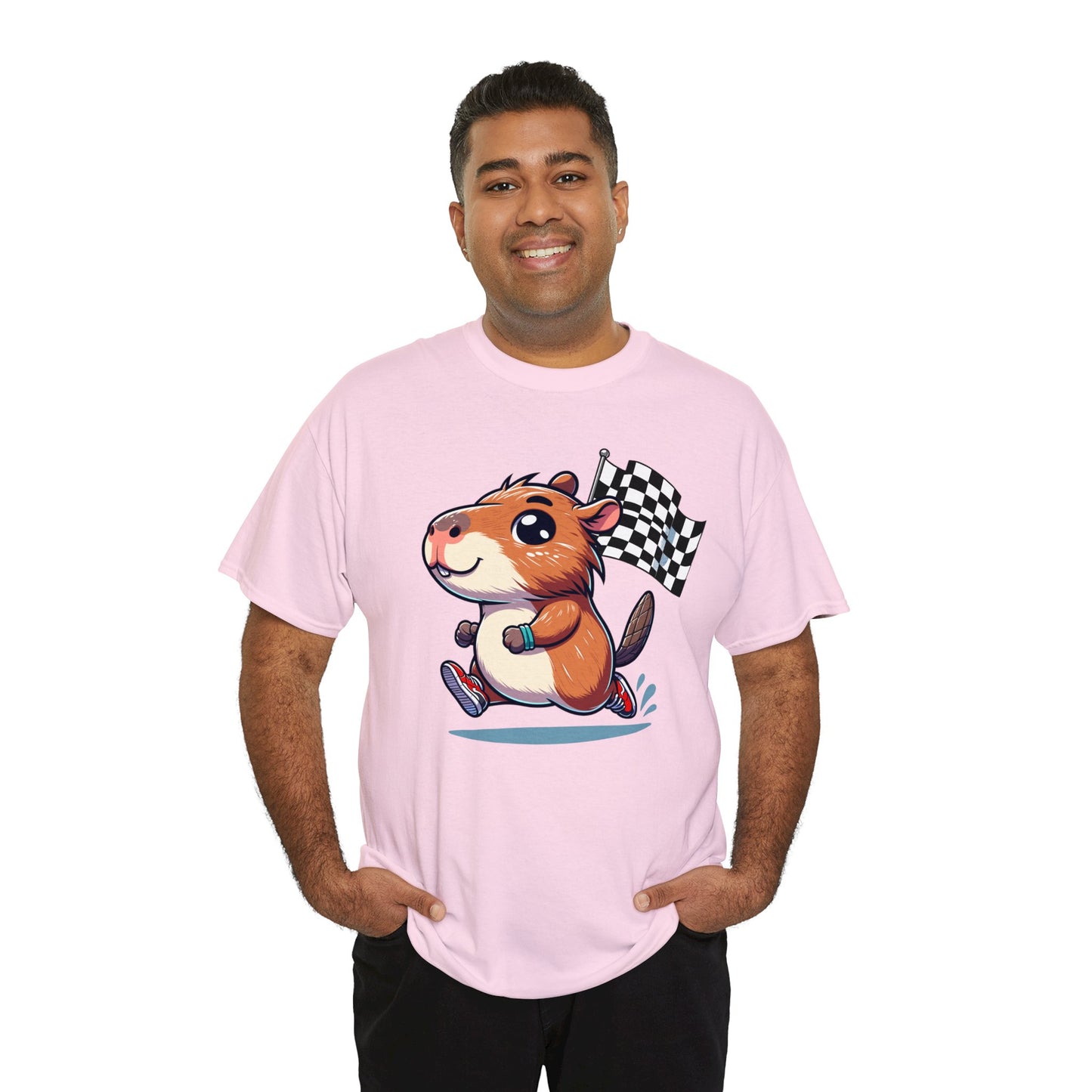 Capybara Never Did Come in Last Heavy Cotton Tee