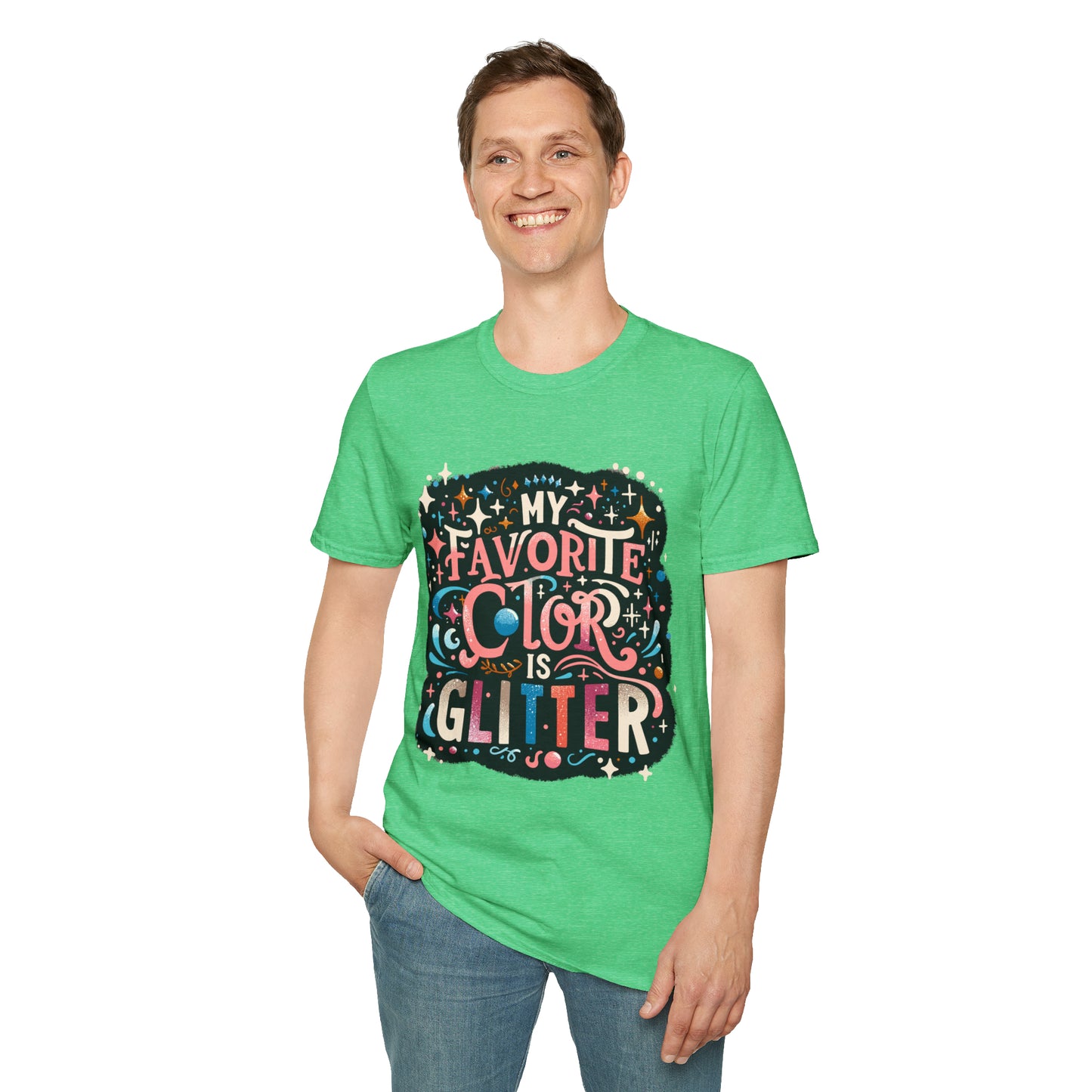 My Favorite Color is Glitter Softstyle T-Shirt