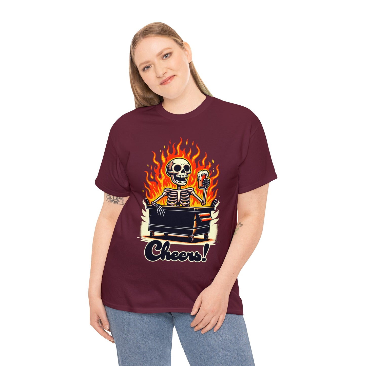 Cheers from the Dumpster Fire Heavy Cotton Tee