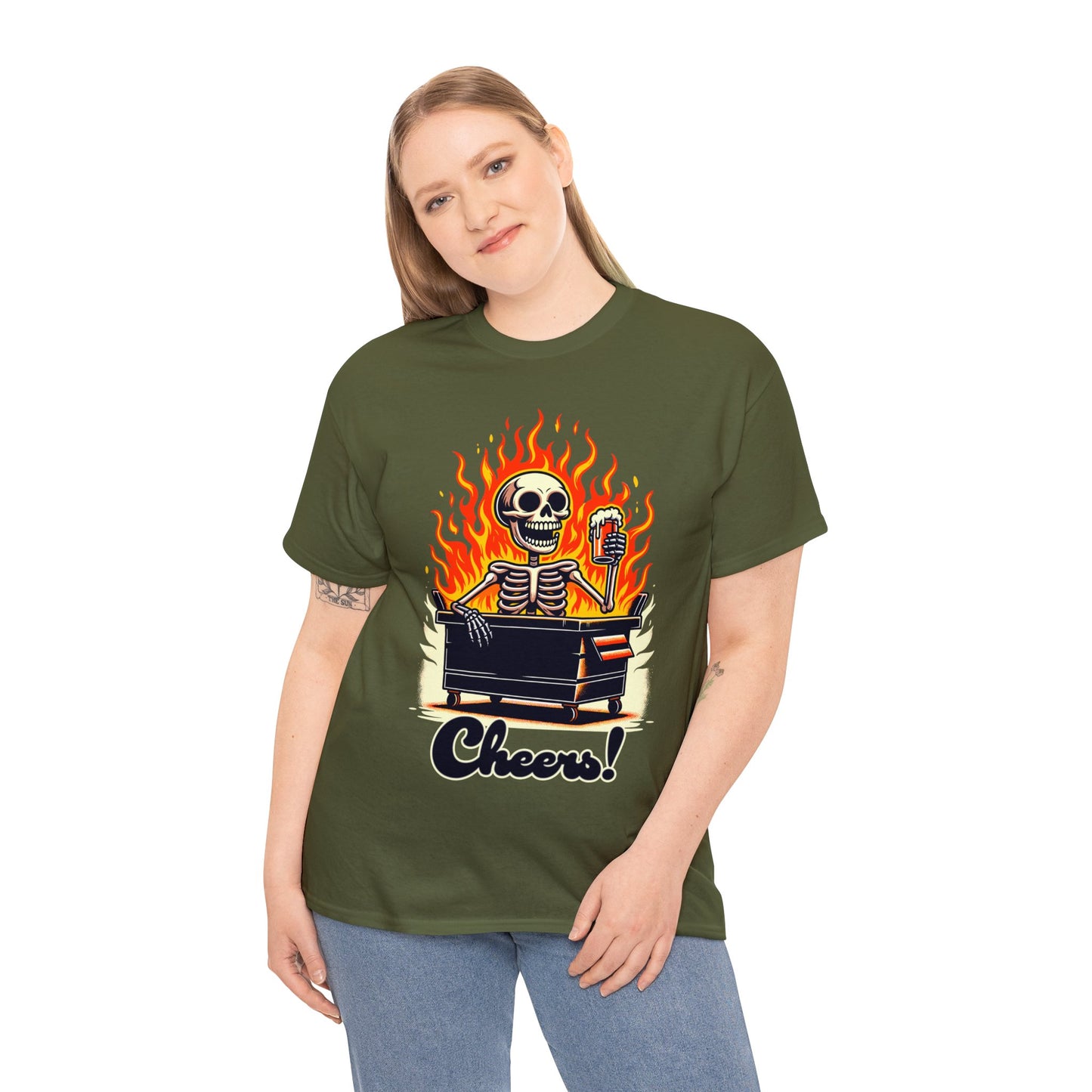 Cheers from the Dumpster Fire Heavy Cotton Tee