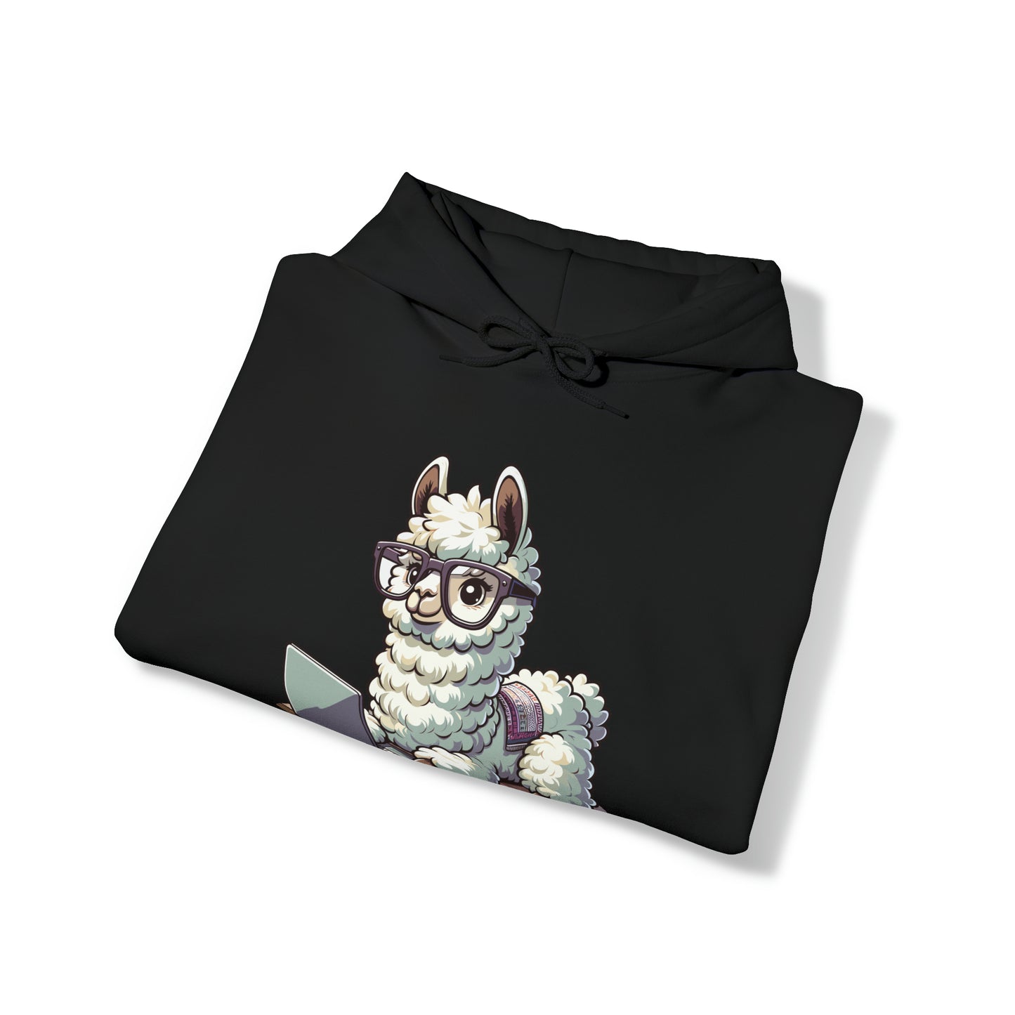 Laptop Llama Hooded Sweatshirt