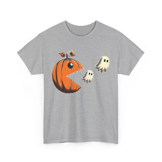 Halloween Pumpkin Chomps Ghosts Gamer T-Shirt